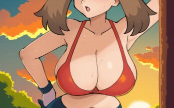Adult May has some big melons (Stealth Brock) [Pokemon]