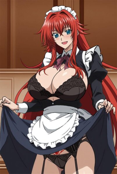 Rias Gremory the naughty maid [HighSchool DxD]