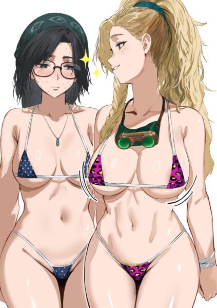 Swimsuit Gemma & Alma (hews)  [Monster Hunter Wilds]