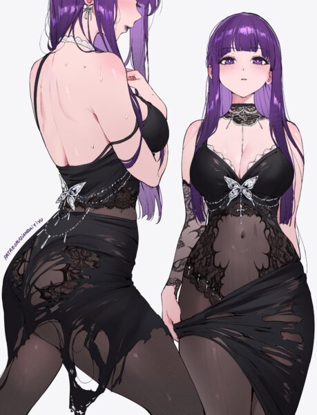 Fern in fuckingy dress (qiandaiyiyu) [Frieren: Beyond Journey's End]