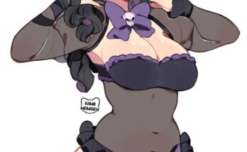 Hex Maniac in her new sleepwear (Kamii Momoru) [Pokemon]