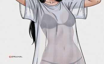 Rukia in loose shirt (PRIxMAL) [Bleach]
