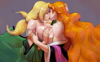 Tsunade and Rangiku making out (Ronce) [Naruto/Bleach]