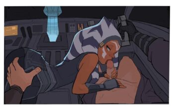 Ahsoka and Anakin between missions (amugea) [Star Wars]