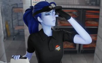 Widowmaker pizza slut (aphy3d) [overwatch]