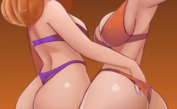 Daphne and Velma showing off their new lingerie (Salsdraws) [Scooby-Doo]