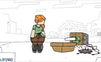 Alex from [Minecraft] has fun (TheHoraco)