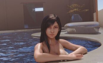Tifa in the pool [Final Fantasy] (SavageCabbage)