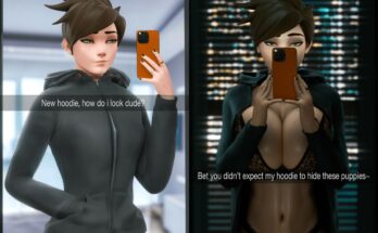 Tomboy Tracer's deceiving hoodie (SelfMindSources) [Overwatch]