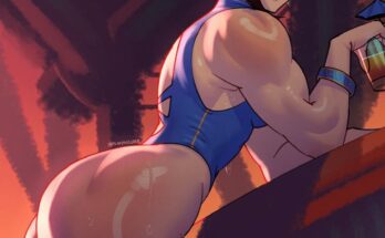 Sexy Chun Li at the bar (playzholder) [Street Fighter]