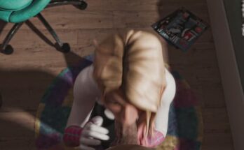 Gwen Stacy sucks and swallows (Buta San) [Across the Spiderverse]